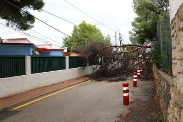 Corte carretera Dénia