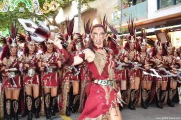 desfile de gala moros y cristianos denia 2016
