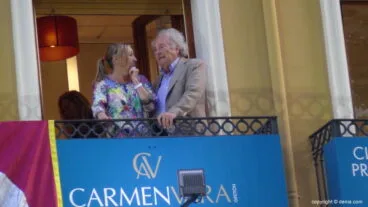 Eduard Punset en el desfile de gala de Moros y Cristianos de Dénia