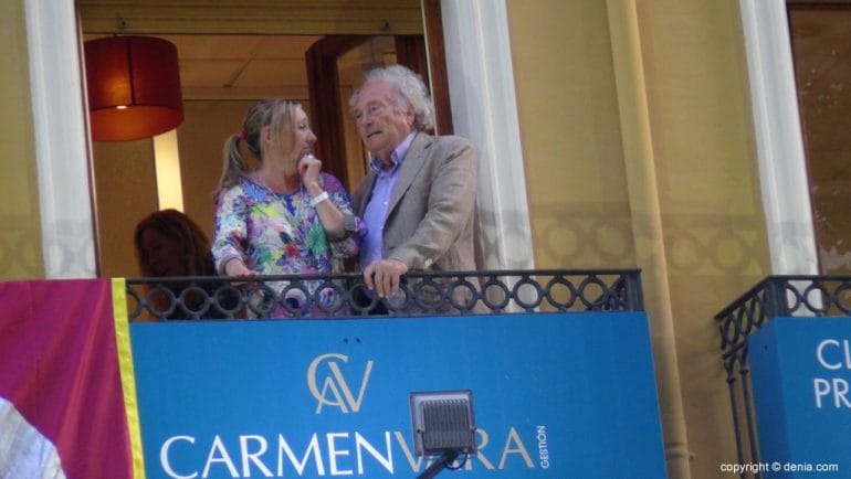 Eduard Punset en el desfile de gala de Moros y Cristianos de Dénia