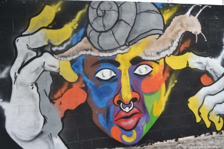 Grafiti de Borja Molina