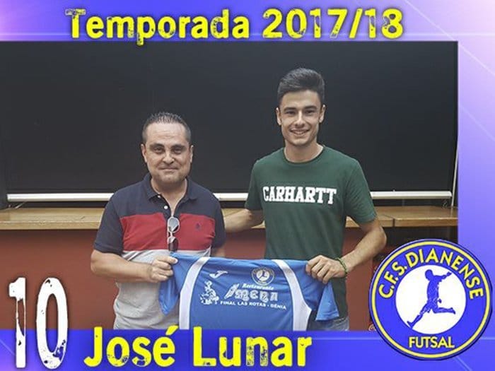 El CFS Dianense presenta su campaña de captación de socios 2 jose lunar jugador del cfs dianense
