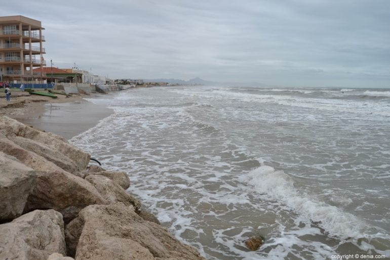 Les Deveses tras el temporal