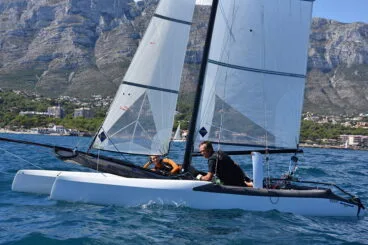 maud y robert fijnheer ganadores vela ligera en su nacra 17
