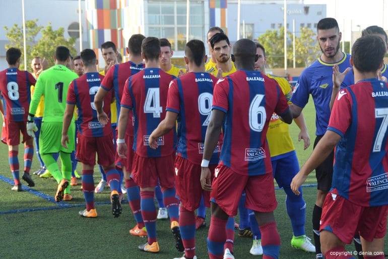 Saludos entre los jugadores