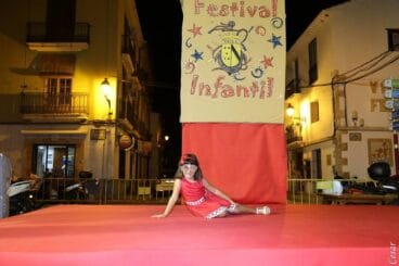 Una de las artistas del festival infantil de Baix la Mar