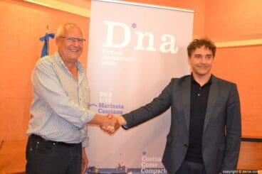 vicent grimalt y francesc colomer firman el acuerdo para el dna festival gastronomico