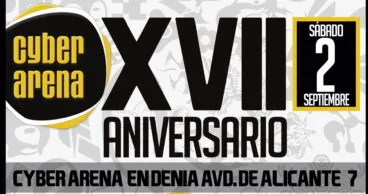 xvii aniversario cyber arenal cartel