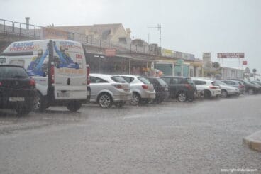 Zona de las brisas inundada