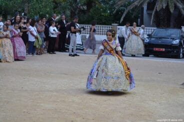Recepción presentación Falleras Mayores Dénia 2018 – Llegada de Carla