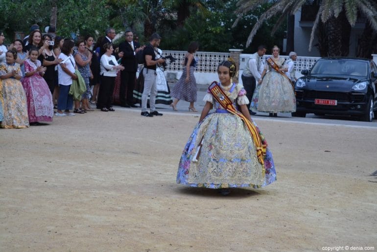 Recepción presentación Falleras Mayores Dénia 2018 - Llegada de Carla