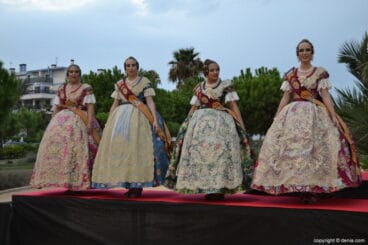 Recepción presentación Falleras Mayores Dénia 2018 – Corte de honor