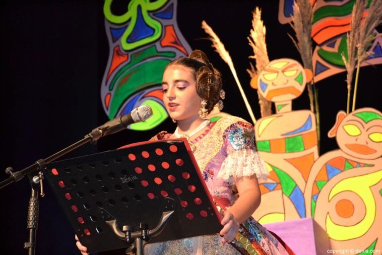 Presentación infantil falla Diana 2018 - Despedida de Maria Villalba