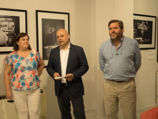 autoridades en la inauguracion de la exposicion