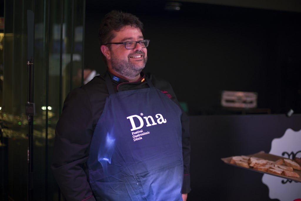 Bati Bordes en la presentación del DNA Festival Gastronómico