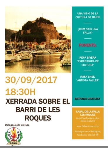 charla coloquio del barrio les roques