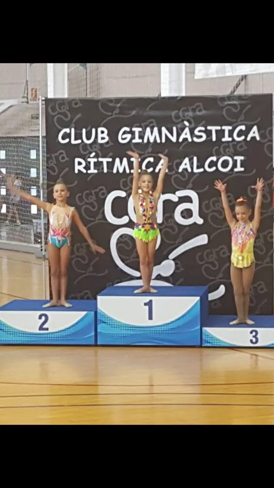 Club GR DENIA Podio Sofia Corti ORO
