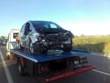coche implicado en el accidente