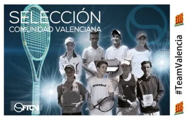 componentes de la seleccion valenciana con andrea redondo