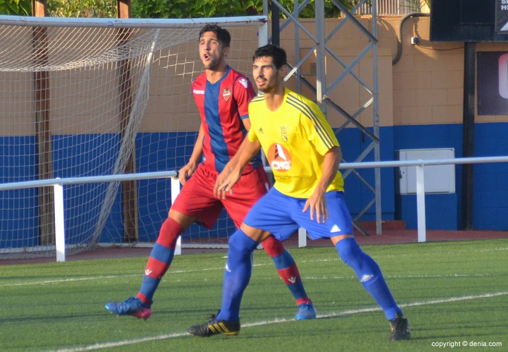 cristian durante un partido de pretemporada