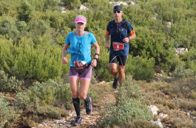 encarna cardona en el trail largo de tollos