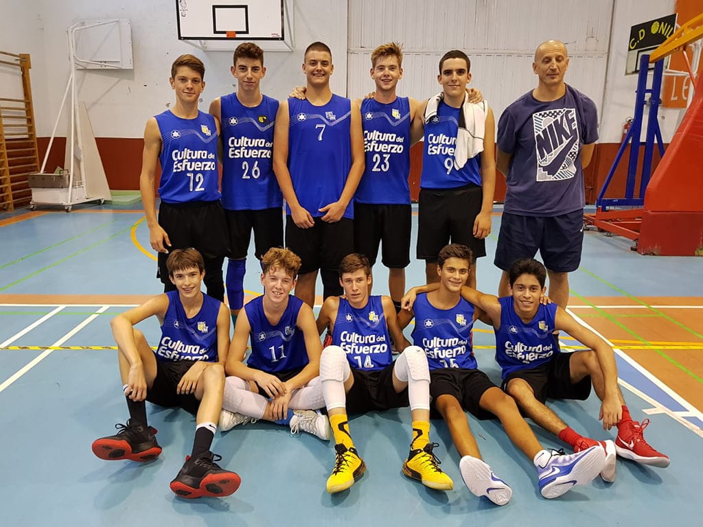 Tres equipos de la Escuela del Dénia Básquet Club jugarán las fases de ascenso a Nivel 1 2 equipo cadete masculino 02 del denia basquet