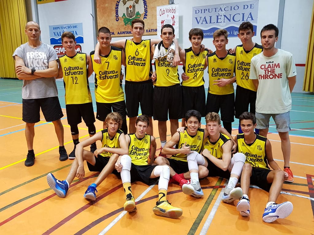 equipo cadete masculino que vencio en xativa