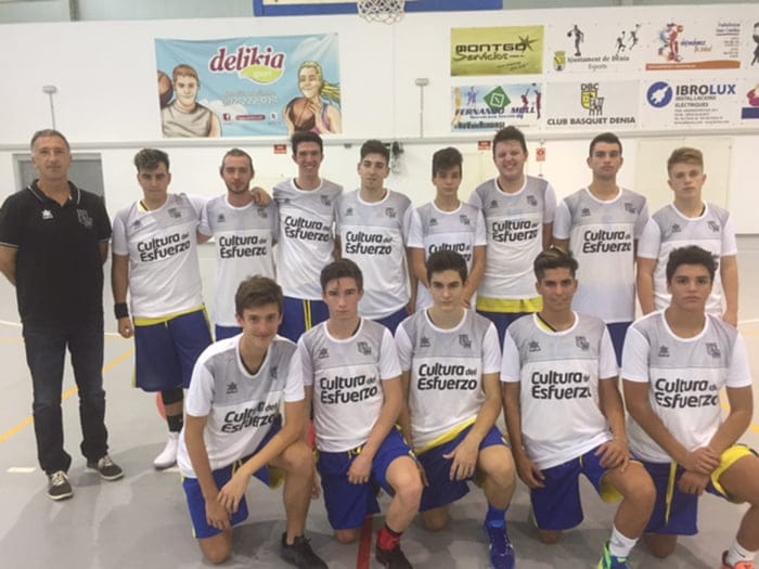 Varios equipos del Dénia Básquet en semifinales y finales de la Lliga Valenciana 2 equipo junior masculino del denia basquet en la lliga valenciana