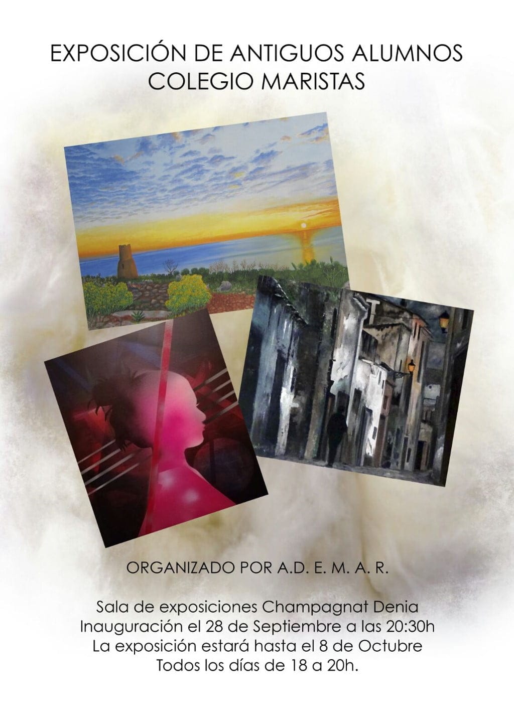 exposicion de antiguos alumnos del colegio maristas de denia
