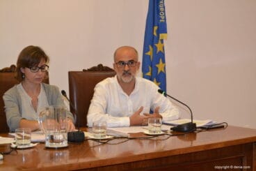 Javier Scotto durante el pleno de septiembre