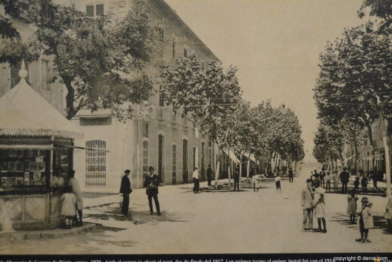 La calle Marqués de Campo a principios del s XX