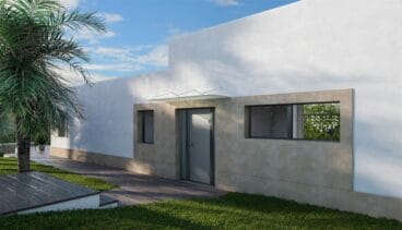Lucas Graf Projects entrada de la casa
