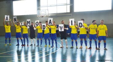 pancarta de animos a david gonzalez