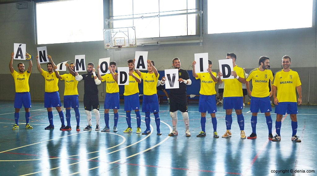 pancarta de animos a david gonzalez