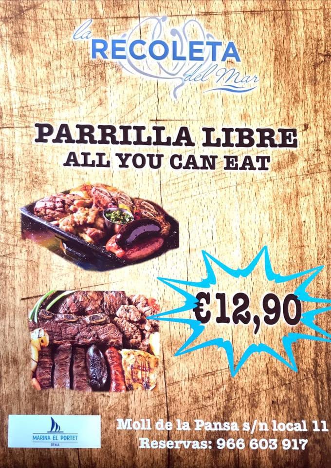 parrillada la recoleta del mar