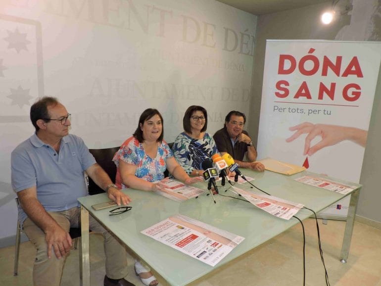 Presentación del 9º Maratón de Donación de Sangre de Dénia