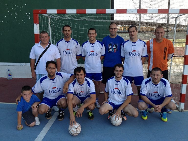 Rainer en la formación del Reale Seguros Ginestar