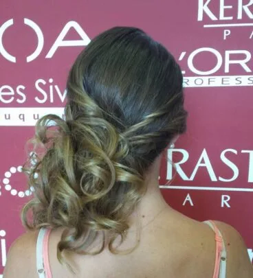 Recogidos fiesta Peluquería Nieves Sivera