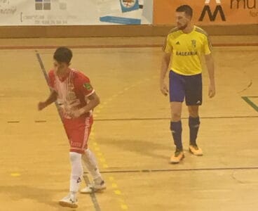 agustin coel en su debut frente al manresa fs