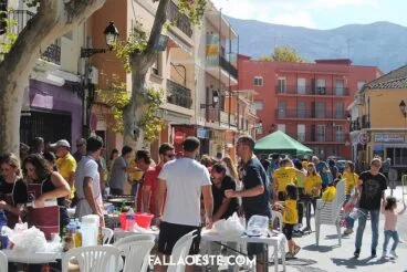 Ambiente en la plaza Oeste