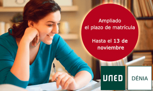 ampliacion matricula uned denia