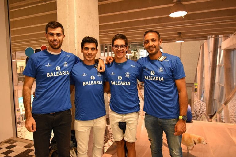 Atletas de medio fondo del CA Baleària Diànium