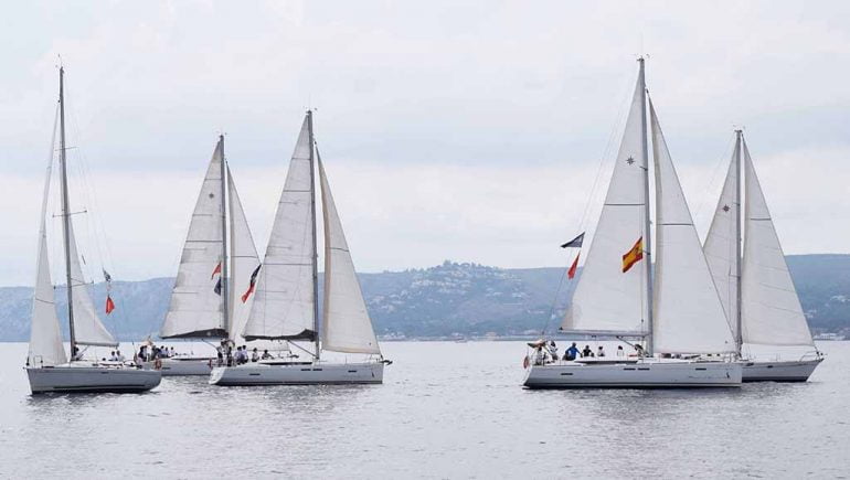 Barcos participantes en la Heliocare Dénia Trophhy