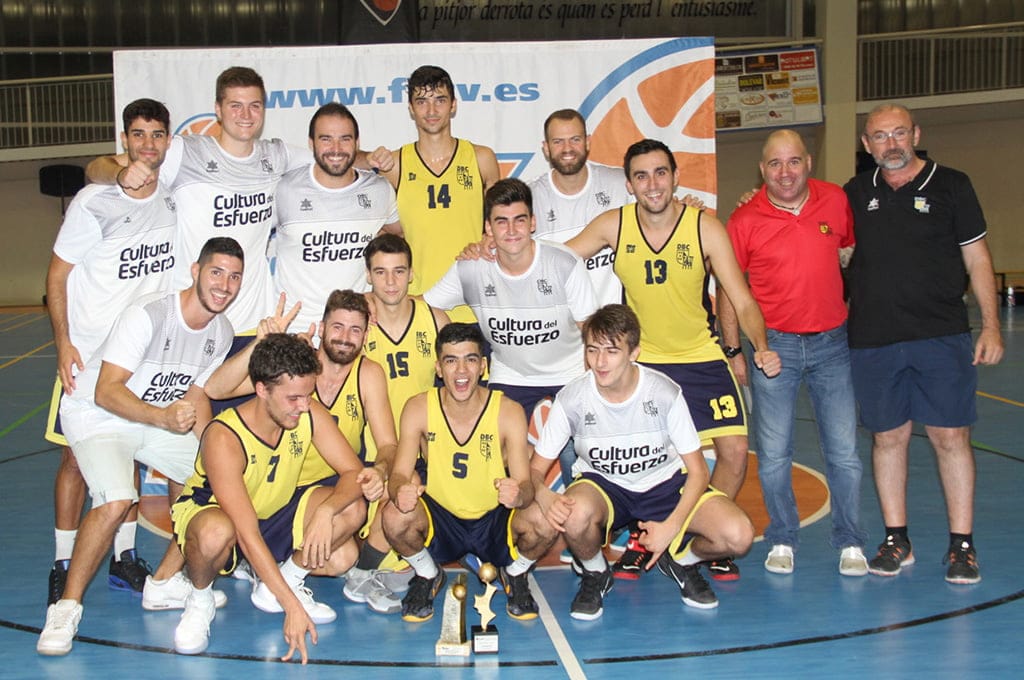 denia basquet senior masculino en la final de la lliga valenciana