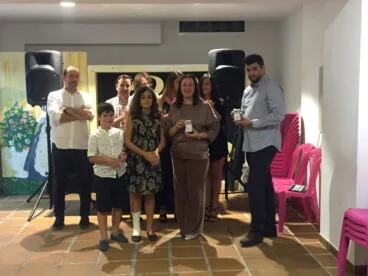 Entrega de insignias en la falla Baix la Mar