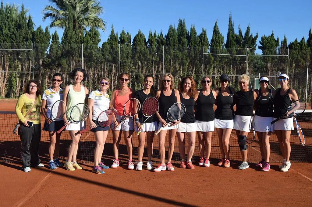 equipo de veteranas 45 del ct denia