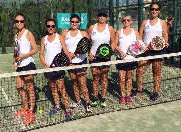 equipo femenino de padel del ct denia