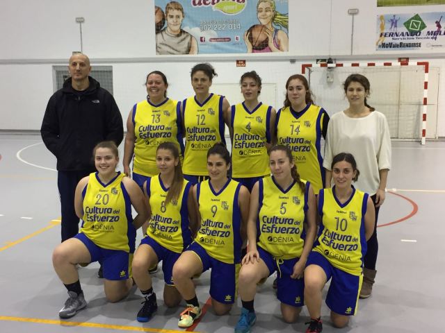 equipo senior femenino denia basquet