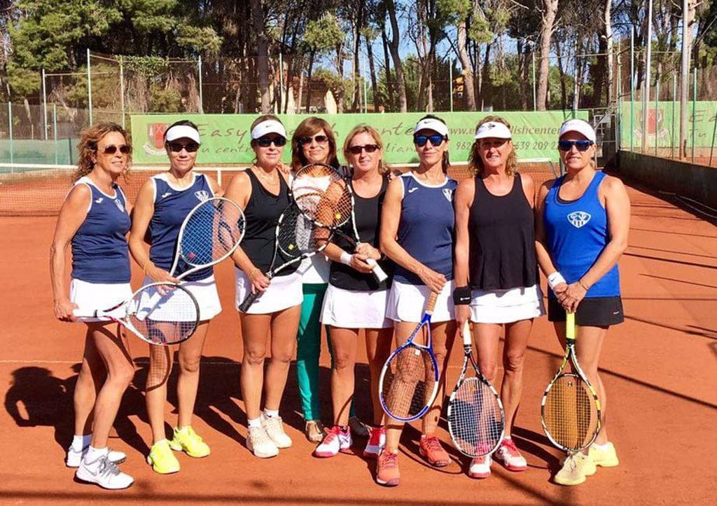 equipo veteranas 45 del ct denia
