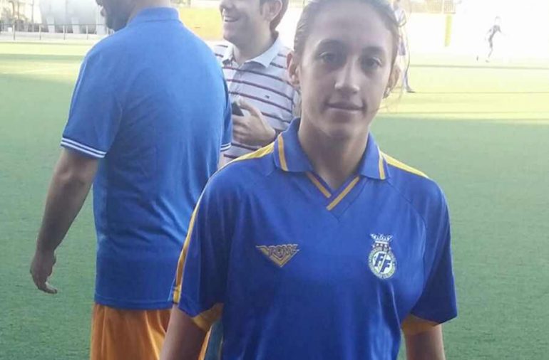 Fiamma Benítez con la selección Valenciana Femenina Sub 16